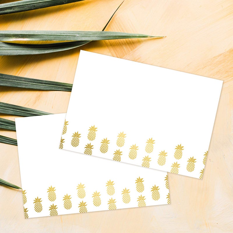 Great Papers! Golden Pineapples Thank You Card, 4.875" x 3.375", 50 count - Image 3